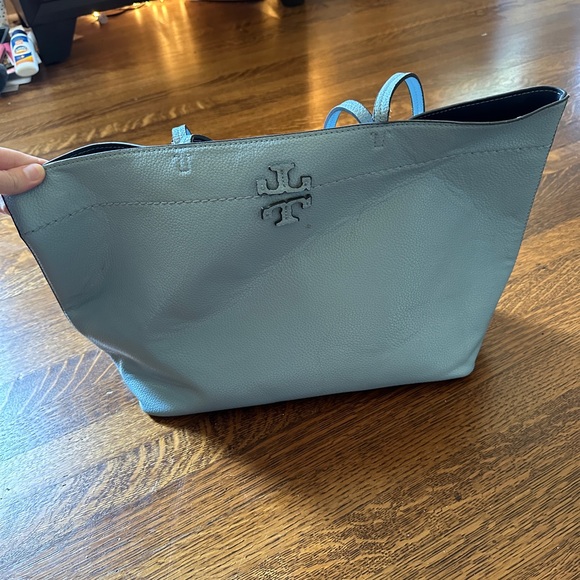 Tory Burch Powder Blue Tote Bag - Picture 3 of 8